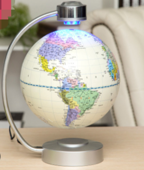 8 Inch Magnetic Levitation Floating World Globe - SensoryFun.com
