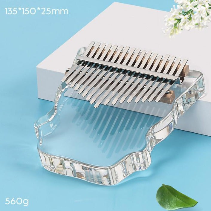Acrylic Kalimba 17-Tone Thumb Piano - SensoryFun.com
