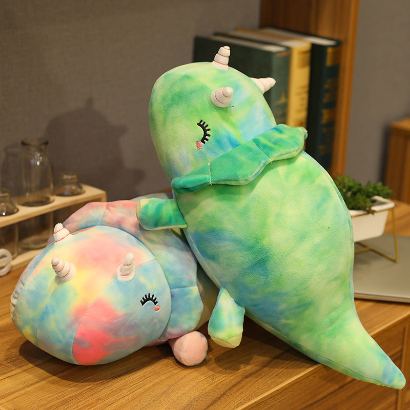 PlushyPillow Dragon Plush Toy with Blanket - SensoryFun.com