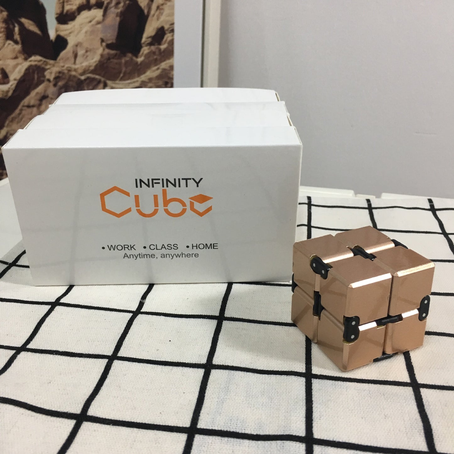 Magic Infinity Cube Gold, Silver, Black - SensoryFun.com