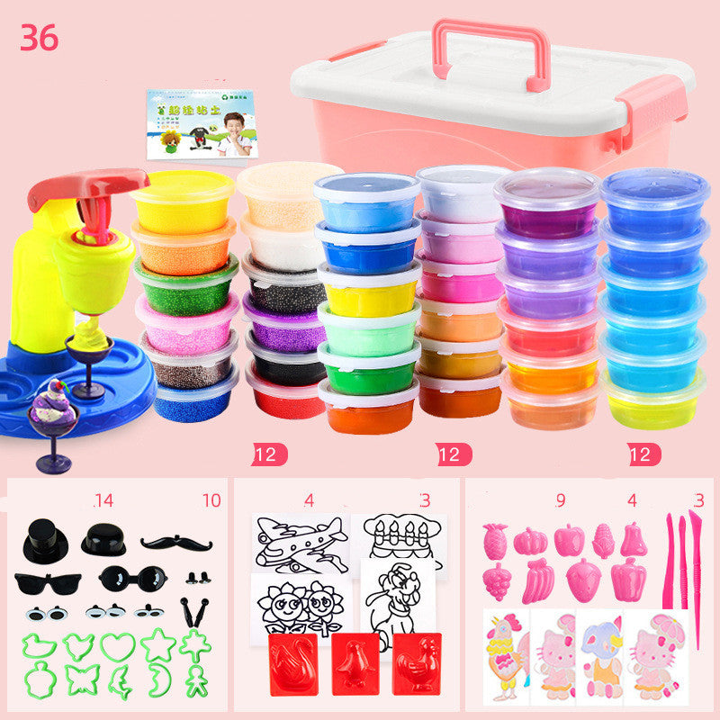Super light clay 36 color set clay diy toy plasticine - SensoryFun.com