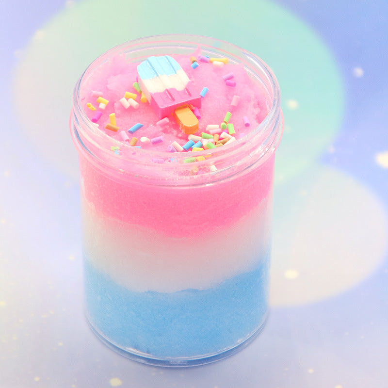 Ice Cream Multicolour Slime Cup - SensoryFun.com