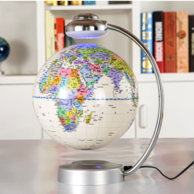 8 Inch Magnetic Levitation Floating World Globe - SensoryFun.com
