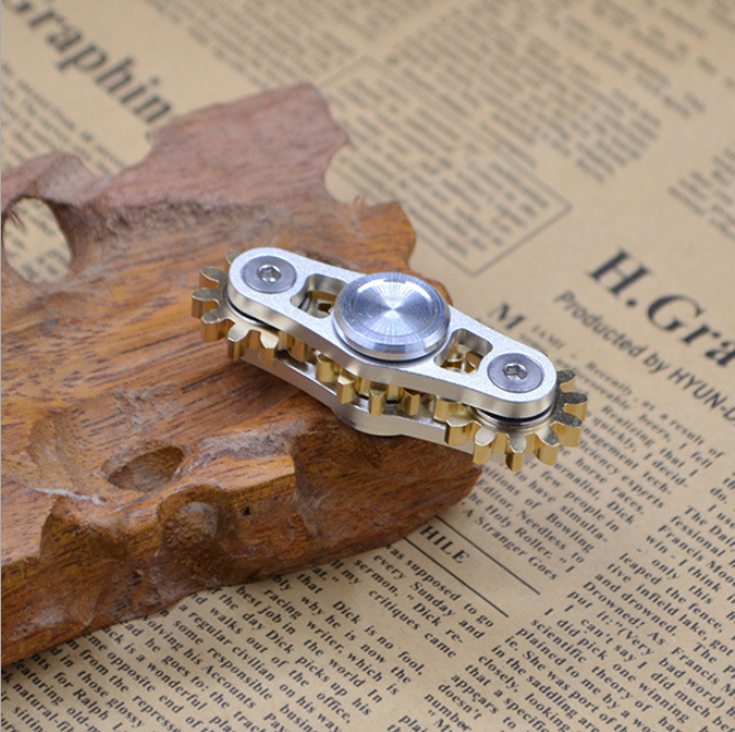 Multi Gear Metal Fidget Spinner - SensoryFun.com