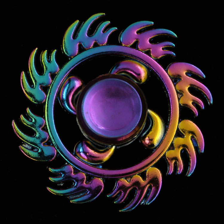 Electroplating Colourful Fingertip Spinning Top - SensoryFun.com