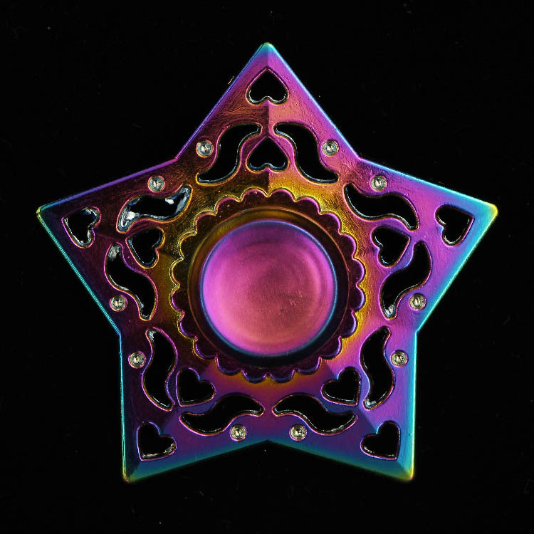 Electroplating Colourful Fingertip Spinning Top - SensoryFun.com