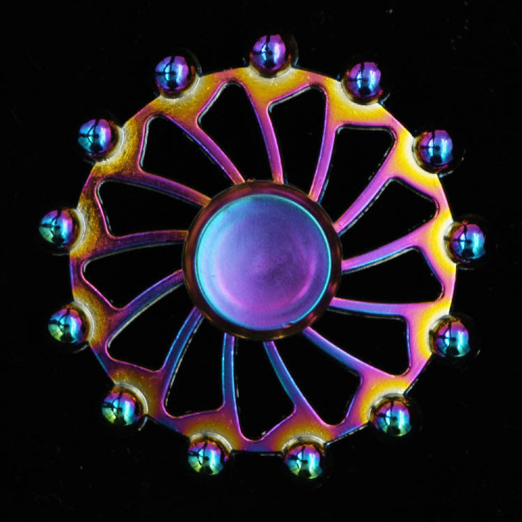 Electroplating Colourful Fingertip Spinning Top - SensoryFun.com