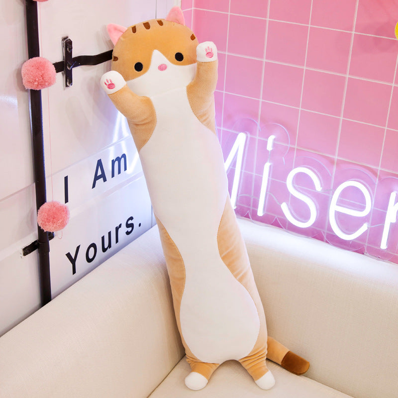 Pillow Long Plush Toy Hugging Sleeping Pillow Cat Unicorn Fox Dinosaur - SensoryFun.com