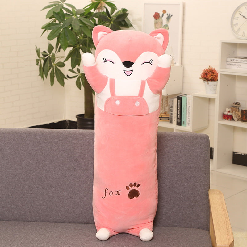 Pillow Long Plush Toy Hugging Sleeping Pillow Cat Unicorn Fox Dinosaur - SensoryFun.com