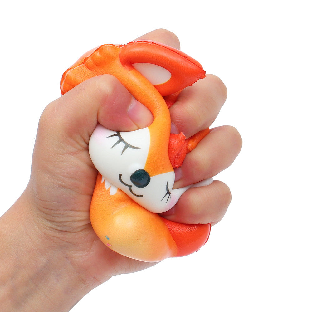 Squishy Cartoon Fox Slow Rebound Toy - SensoryFun.com