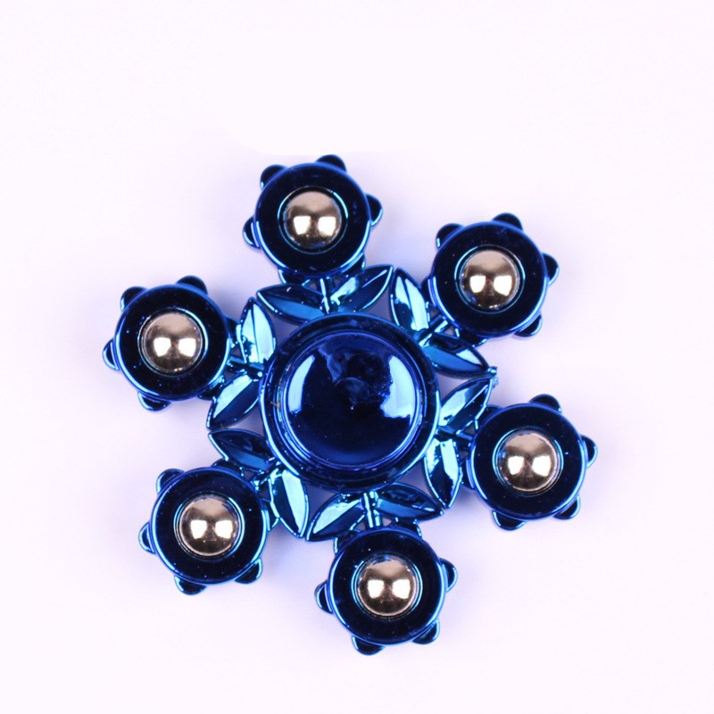 Electroplated Steel Ball Fidget Spinner - SensoryFun.com