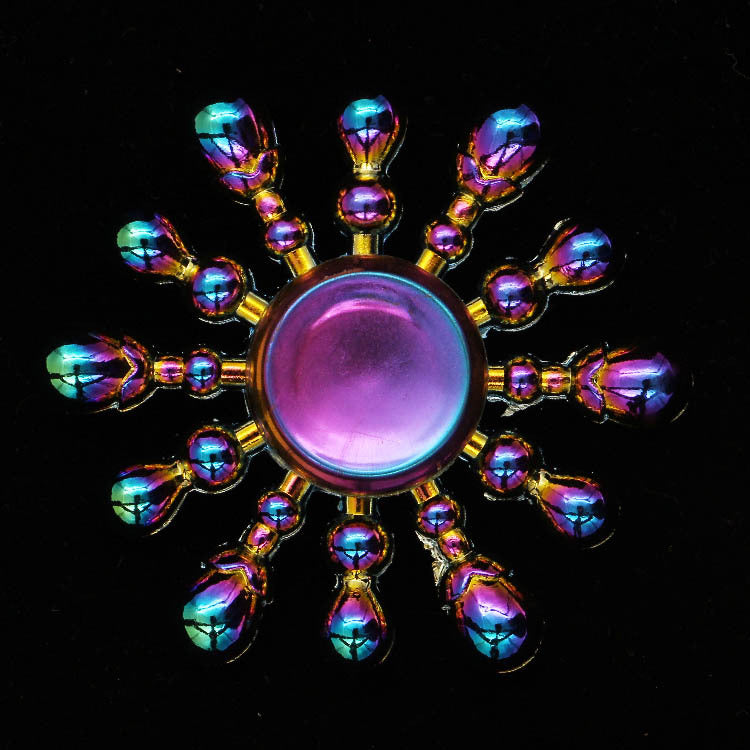 Electroplating Colourful Fingertip Spinning Top - SensoryFun.com