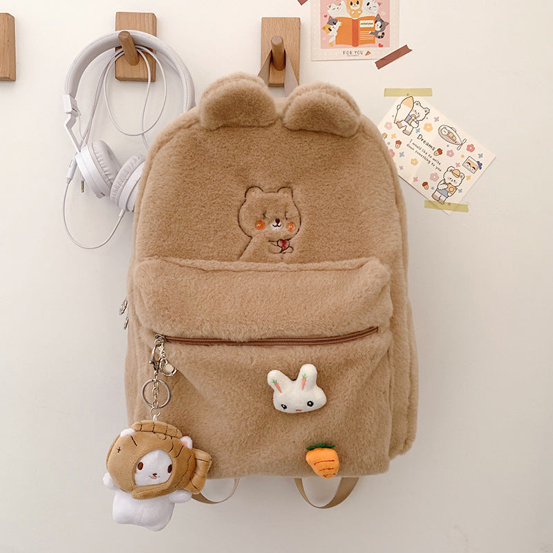 Plush Cute Teddy Backpack - SensoryFun.com