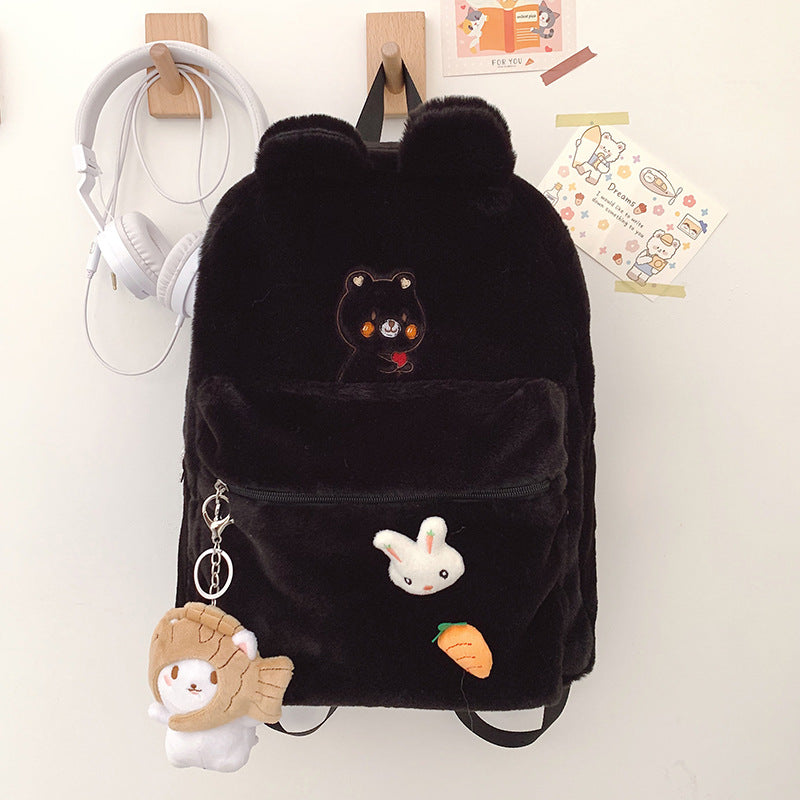 Plush Cute Teddy Backpack - SensoryFun.com