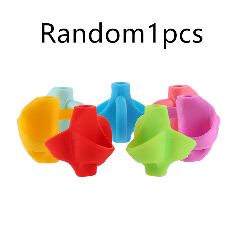 Two-Finger Grip Silicone Pen Handwriting Aid 3pcs - SensoryFun.com