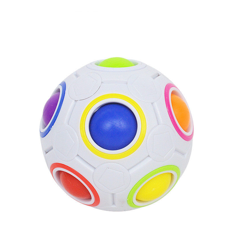 Magic Rainbow Ball Puzzle - SensoryFun.com