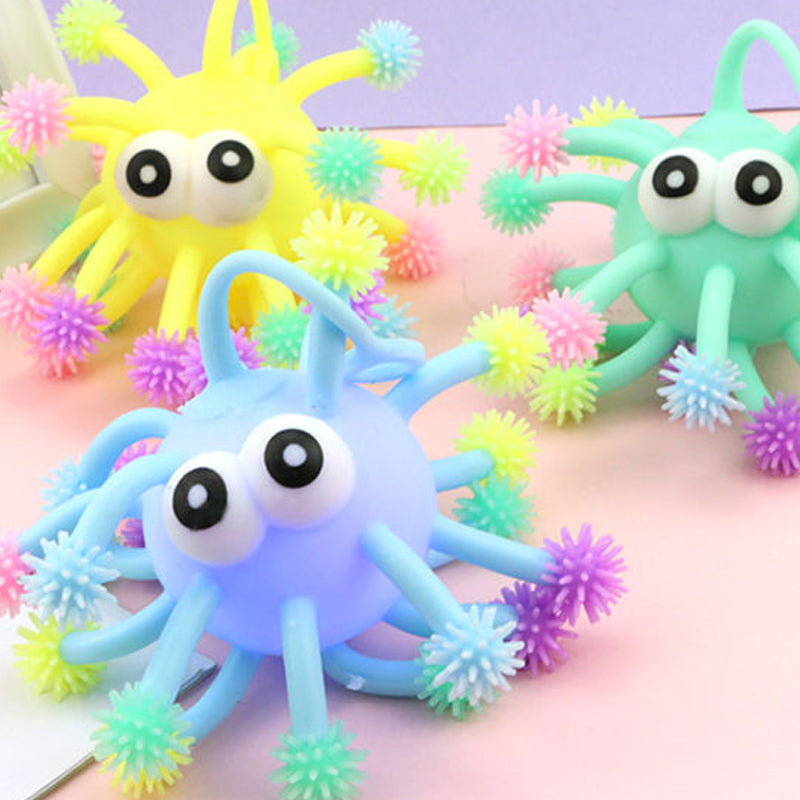 Glowing Stretchy Big Eye Monster Squishy - SensoryFun.com