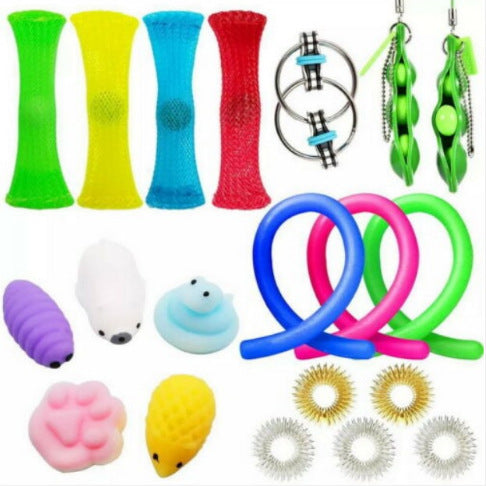 Various Pop It Sets 14pcs, 20pcs, 21pcs, 22pcs 24pcs, 51pcs - SensoryFun.com