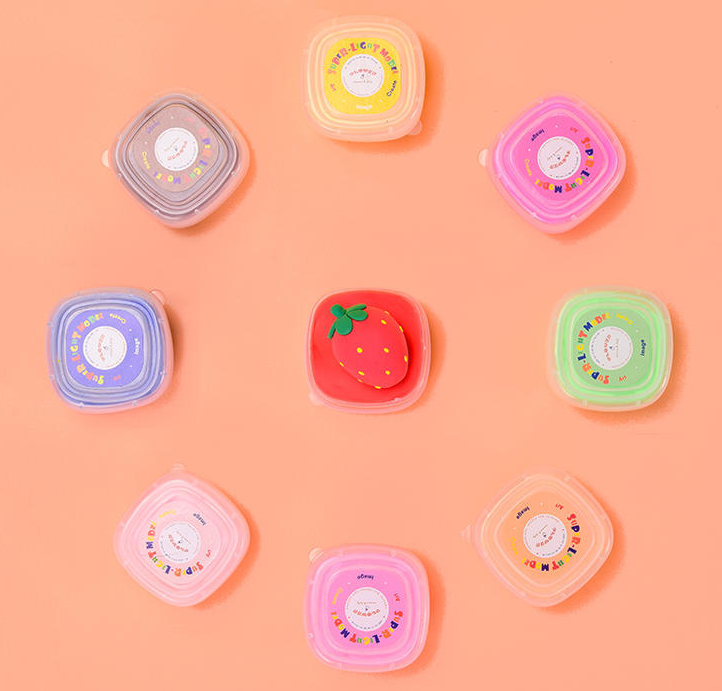 24 Color Ultra Light Clay Non Stick Children's Clay - SensoryFun.com