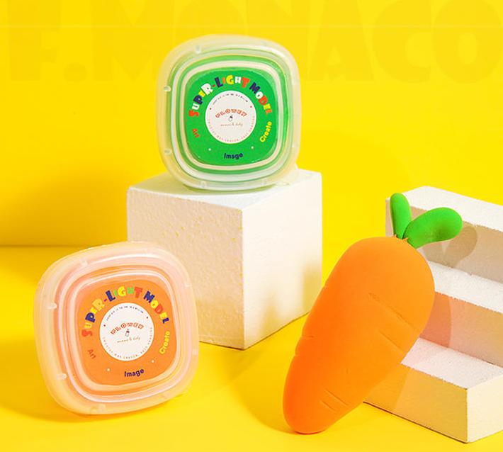 24 Color Ultra Light Clay Non Stick Children's Clay - SensoryFun.com