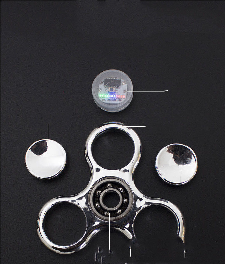 Luminous LED Light Fidget Spinner - SensoryFun.com