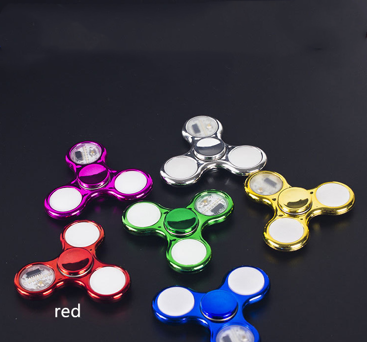 Luminous LED Light Fidget Spinner - SensoryFun.com