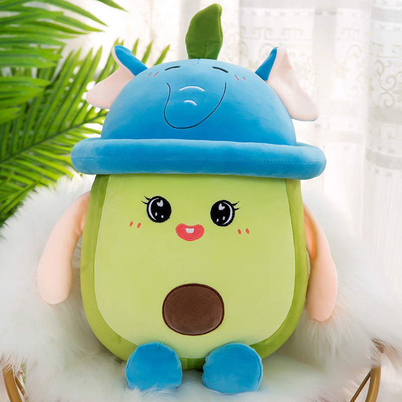 PlushyPillow Avocado Plush Toy - SensoryFun.com