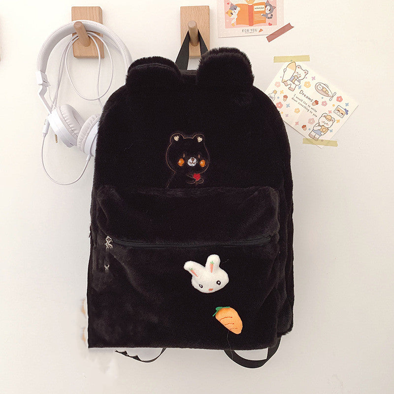 Plush Cute Teddy Backpack - SensoryFun.com