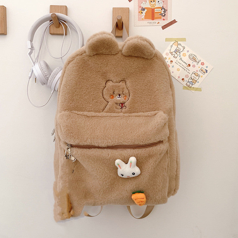 Plush Cute Teddy Backpack - SensoryFun.com