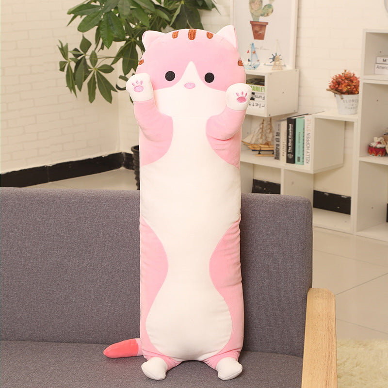 Pillow Long Plush Toy Hugging Sleeping Pillow Cat Unicorn Fox Dinosaur - SensoryFun.com