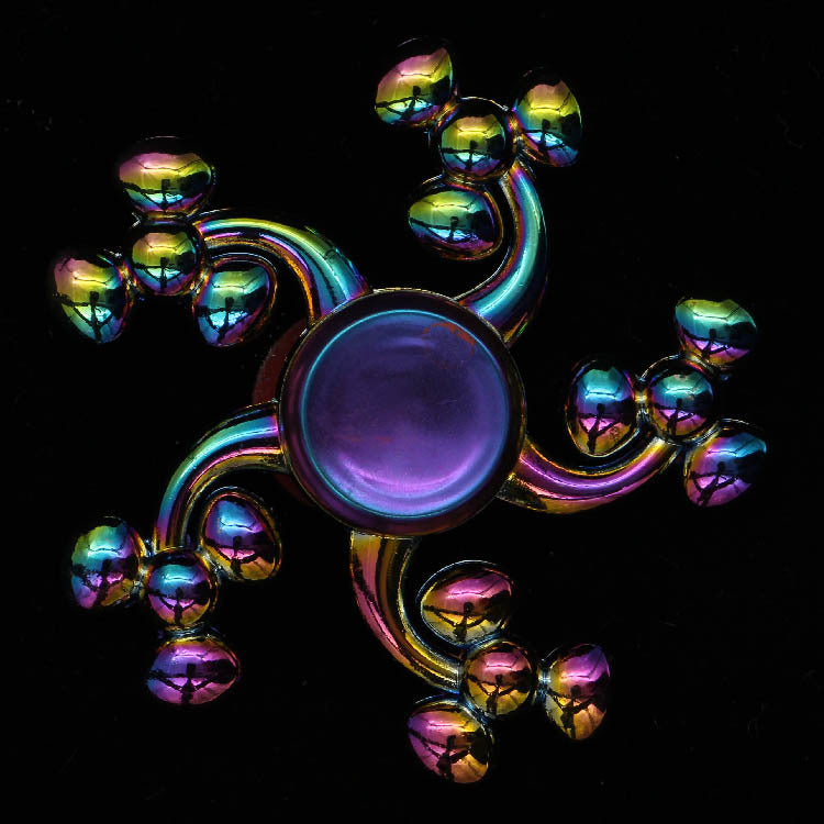 Electroplating Colourful Fingertip Spinning Top - SensoryFun.com