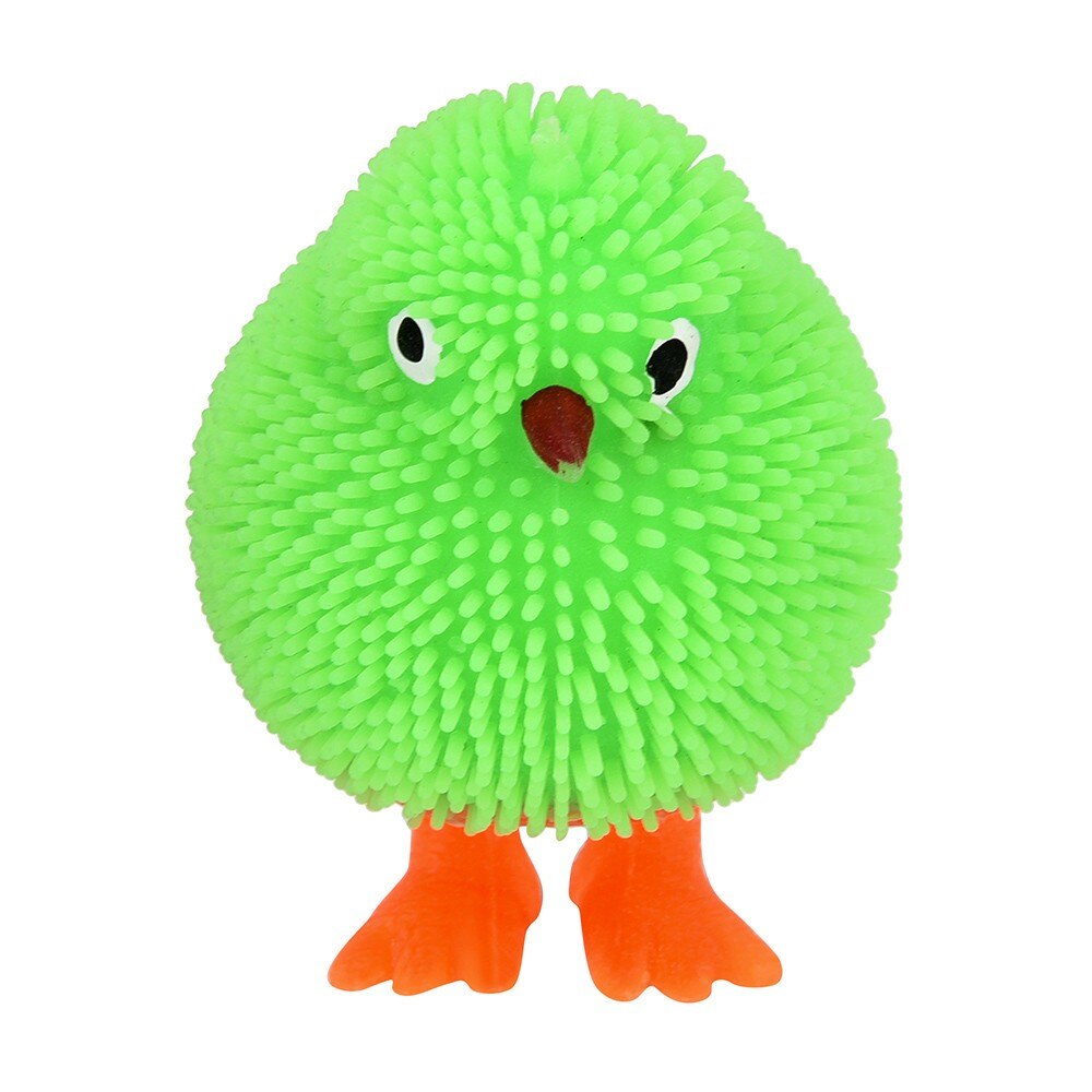 Soft Bouncing Flashing Chicken Anti-Stress Toy - SensoryFun.com