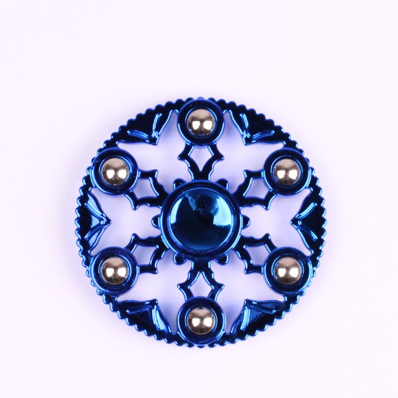 Electroplated Steel Ball Fidget Spinner - SensoryFun.com