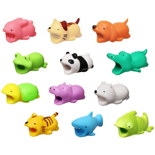 12 Pcs Animal Cable Bite Protector - SensoryFun.com