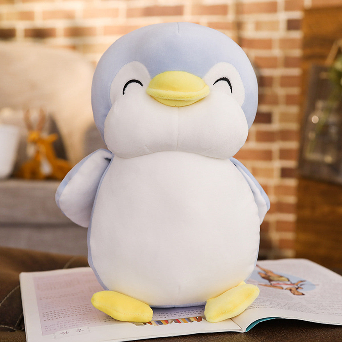 PlushyPillow Penguin Plush - SensoryFun.com