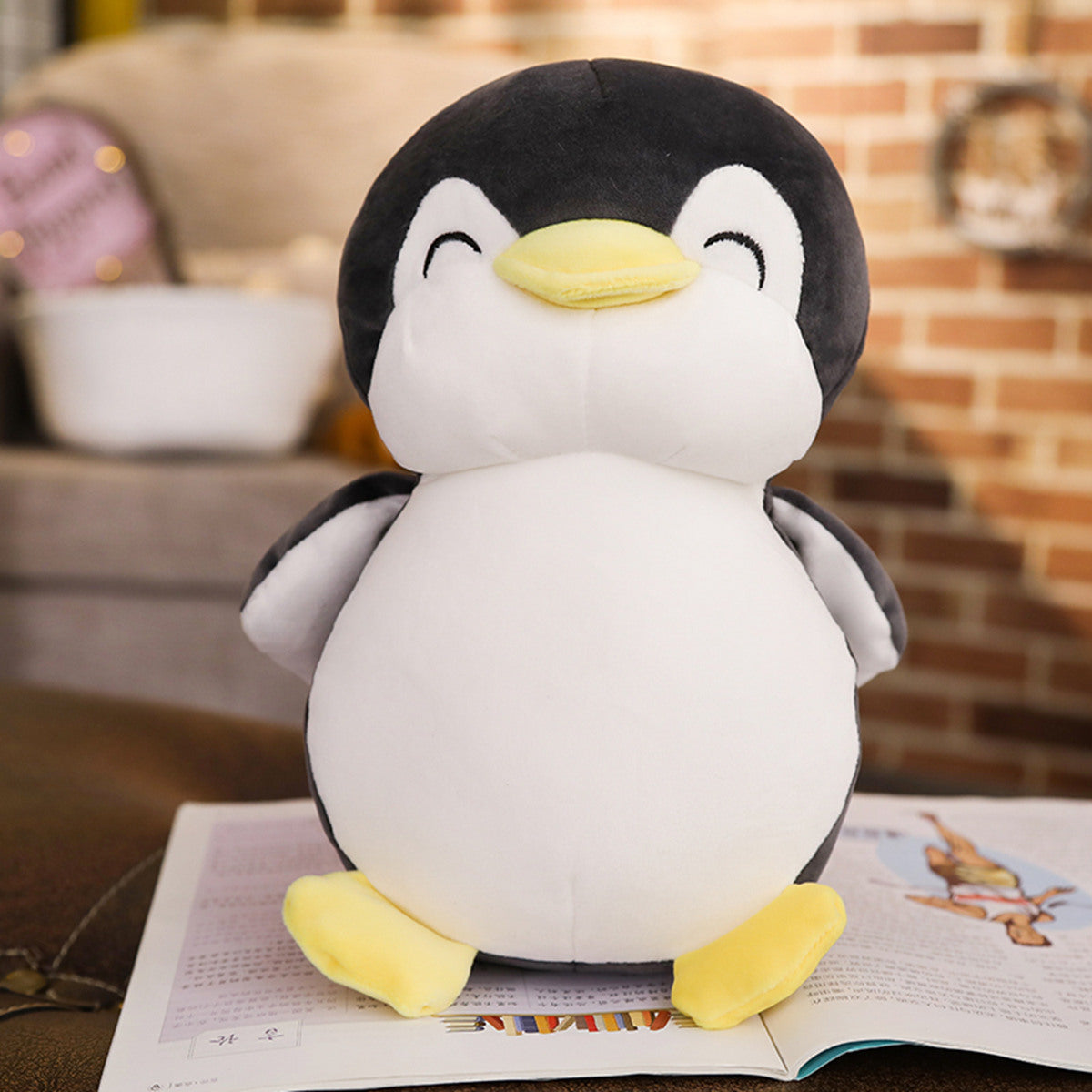 PlushyPillow Penguin Plush - SensoryFun.com