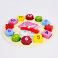 Early Learning Puzzle Wooden Clock - SensoryFun.com