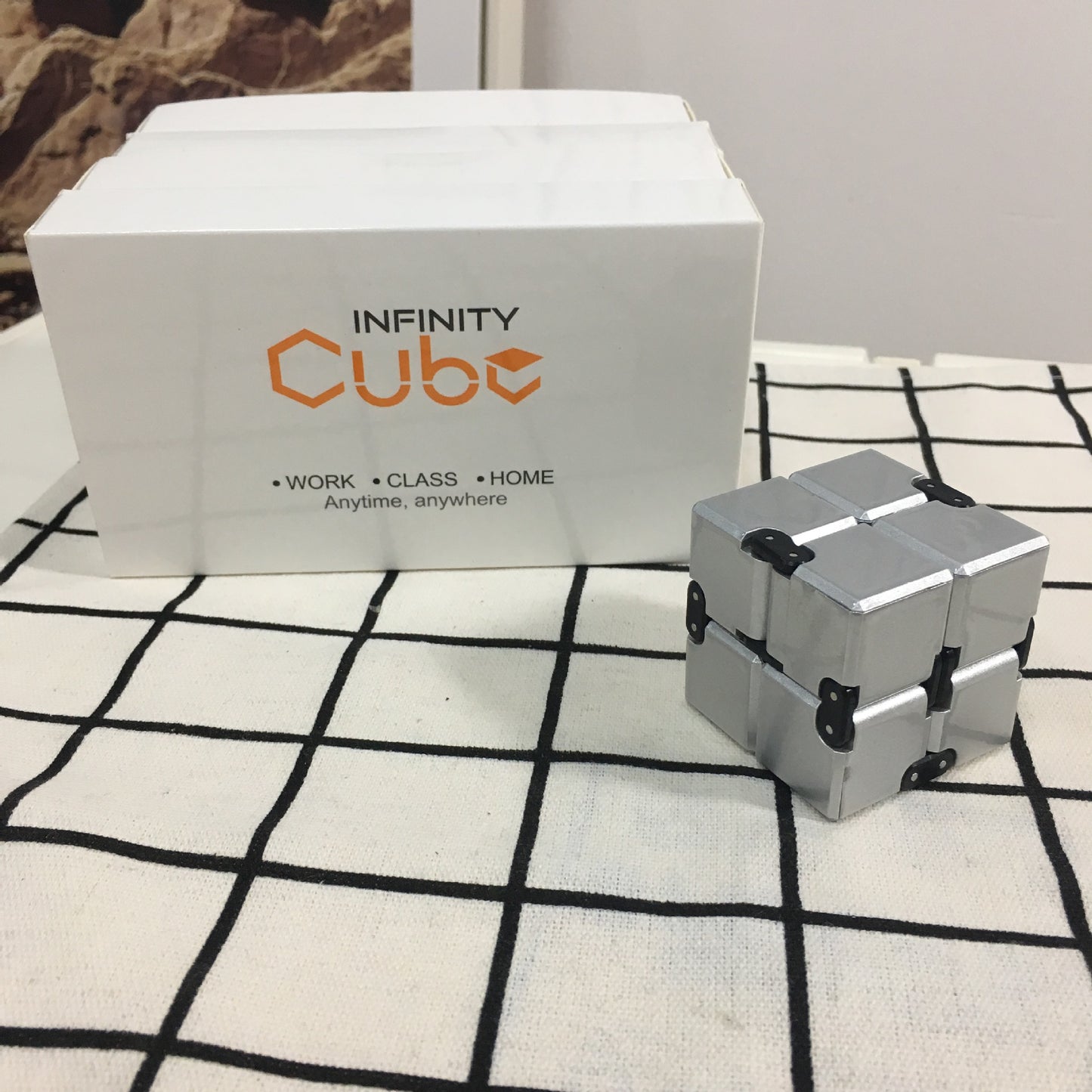 Magic Infinity Cube Gold, Silver, Black - SensoryFun.com