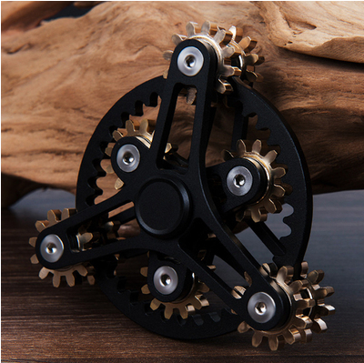 Multi Gear Metal Fidget Spinner - SensoryFun.com