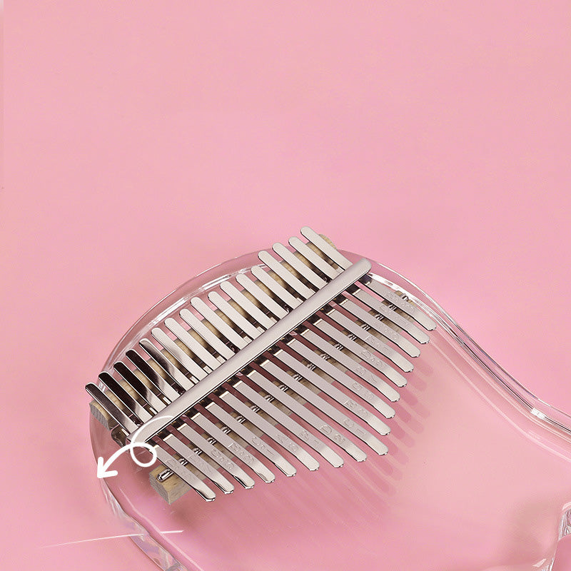 Acrylic Kalimba 17-Tone Thumb Piano - SensoryFun.com