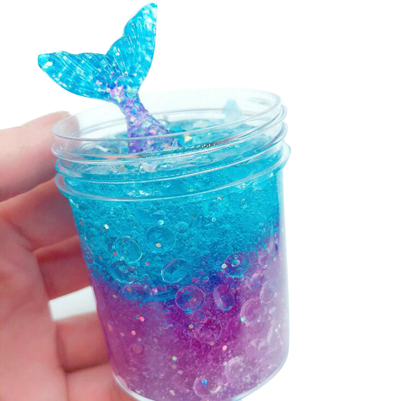 Mermaid Crystal Slime Clay - SensoryFun.com