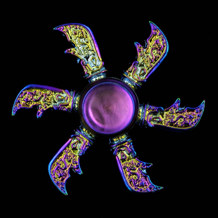 Electroplating Colourful Fingertip Spinning Top - SensoryFun.com