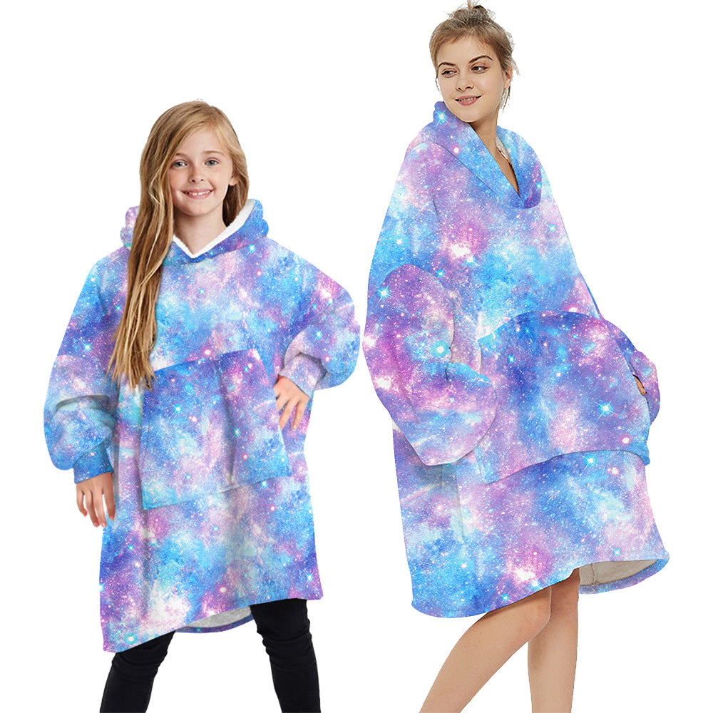 Rainbow Hoodie Blanket - SensoryFun.com