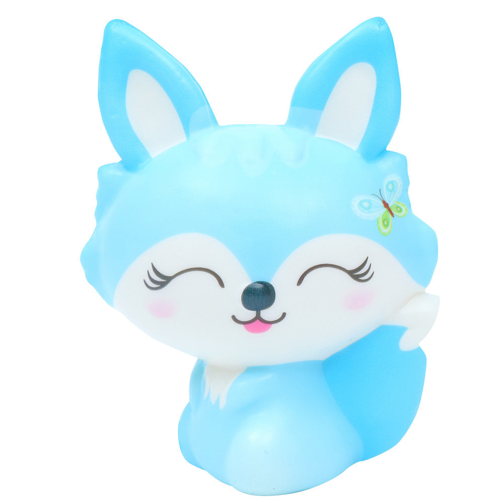 Squishy Cartoon Fox Slow Rebound Toy - SensoryFun.com