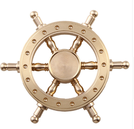 Boat Steering Wheel Fidget Spinner - SensoryFun.com