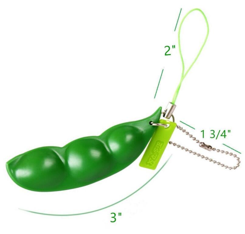Pea Pod Popper Squeezy Pea Fidget - SensoryFun.com