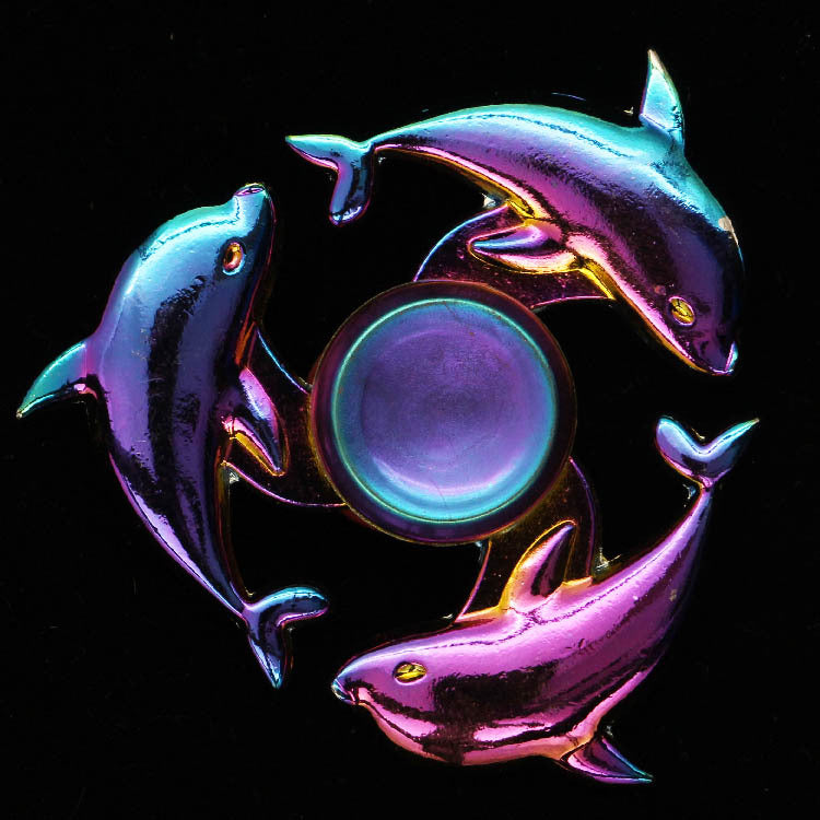 Electroplating Colourful Fingertip Spinning Top - SensoryFun.com