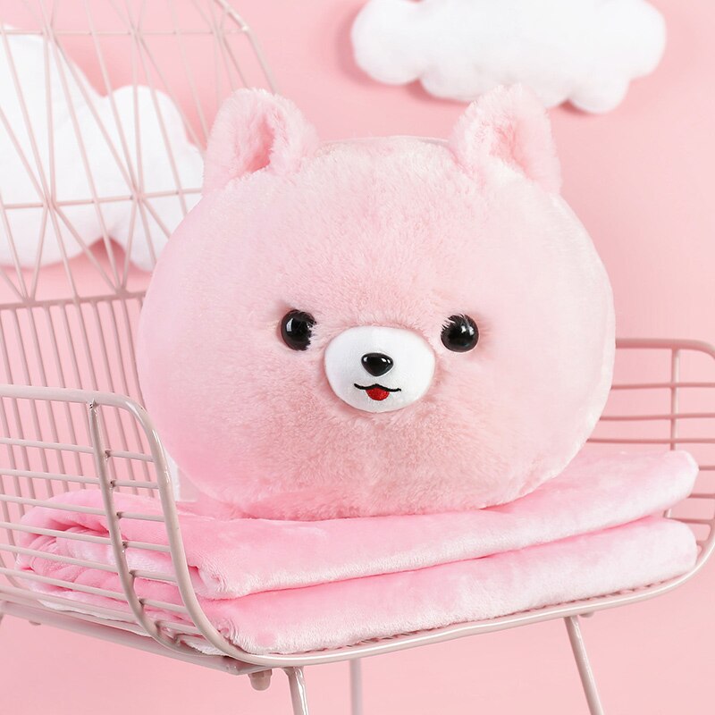 PlushyPillow Pomeranian Dog Plush Toy - SensoryFun.com