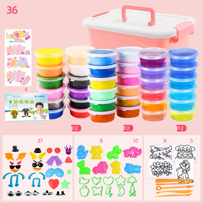 Super light clay 36 color set clay diy toy plasticine - SensoryFun.com