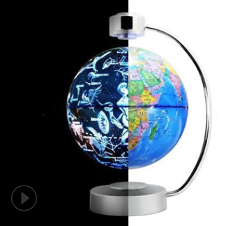 8 Inch Magnetic Levitation Floating World  Globe - SensoryFun.com